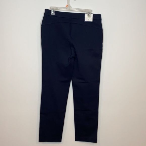 Charter Club Navy High Rise Slim Leg Ankle Dress Pant NWT - Picture 6 of 12